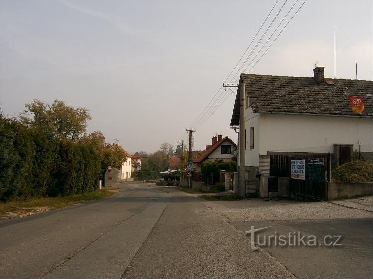 Ontwikkeling in het dorp: westelijk deel van het dorp