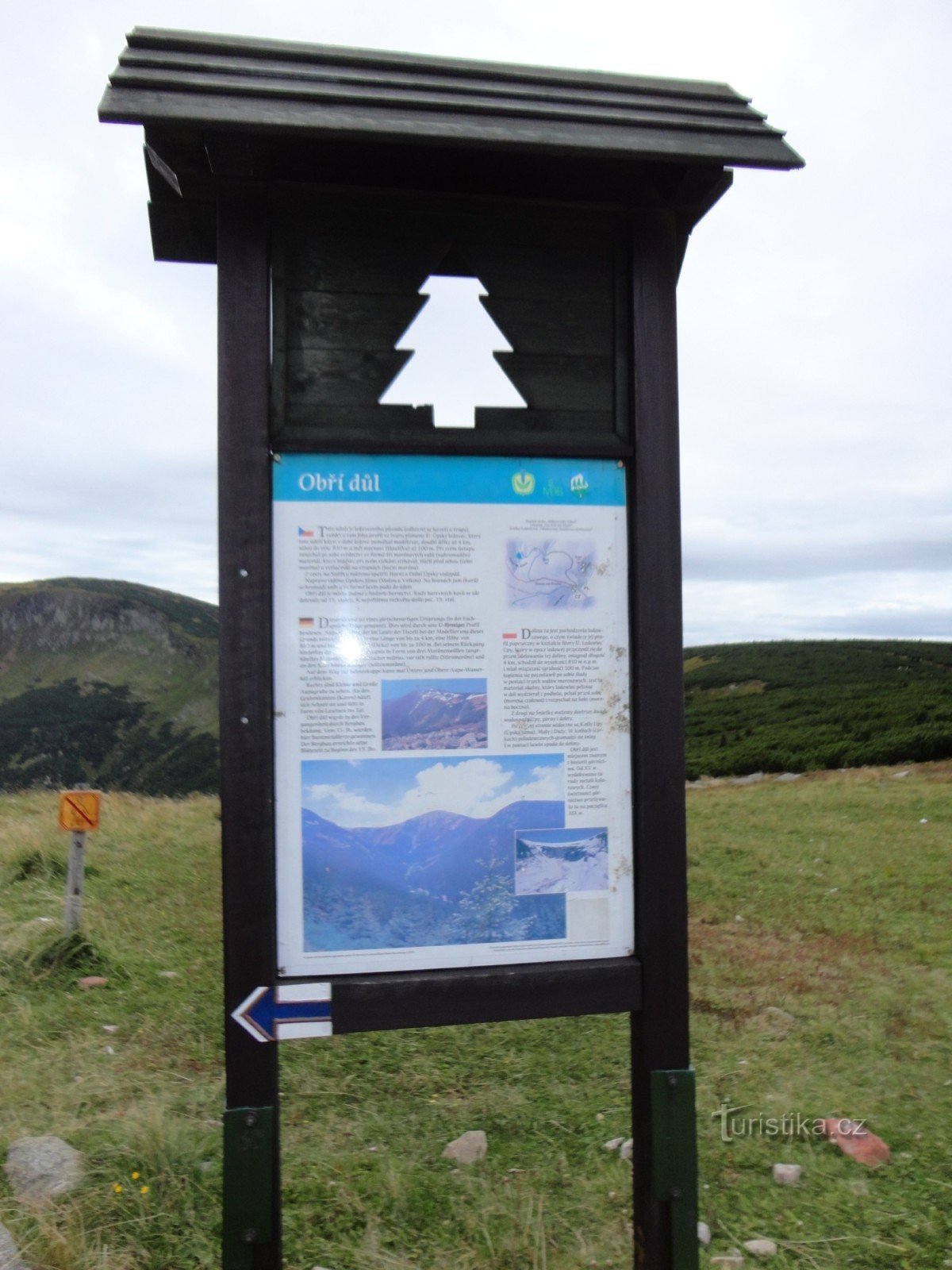 NS stop, a view into the Giant mine