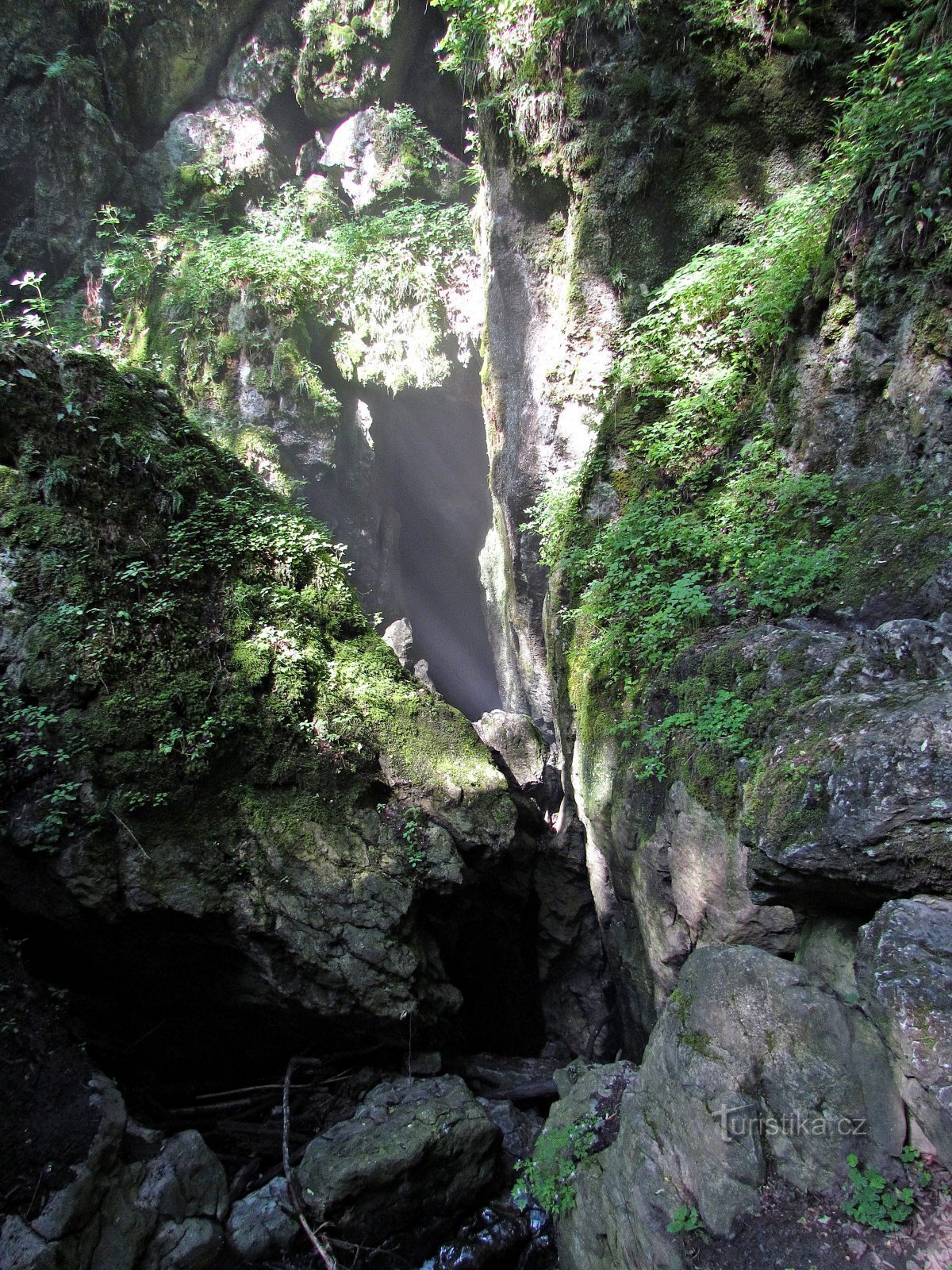 Parada en la cascada de Rudické