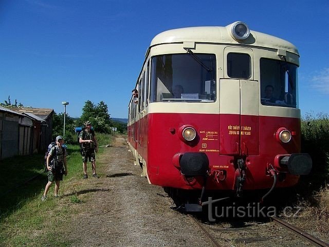 La parada de Vilémov město es el punto de partida de los viajes turísticos