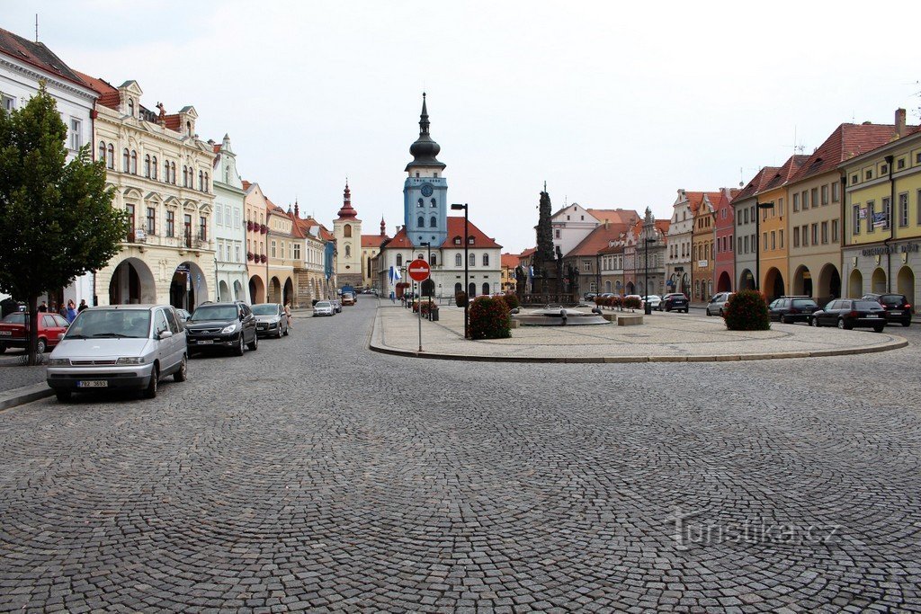 Žatec, piazza