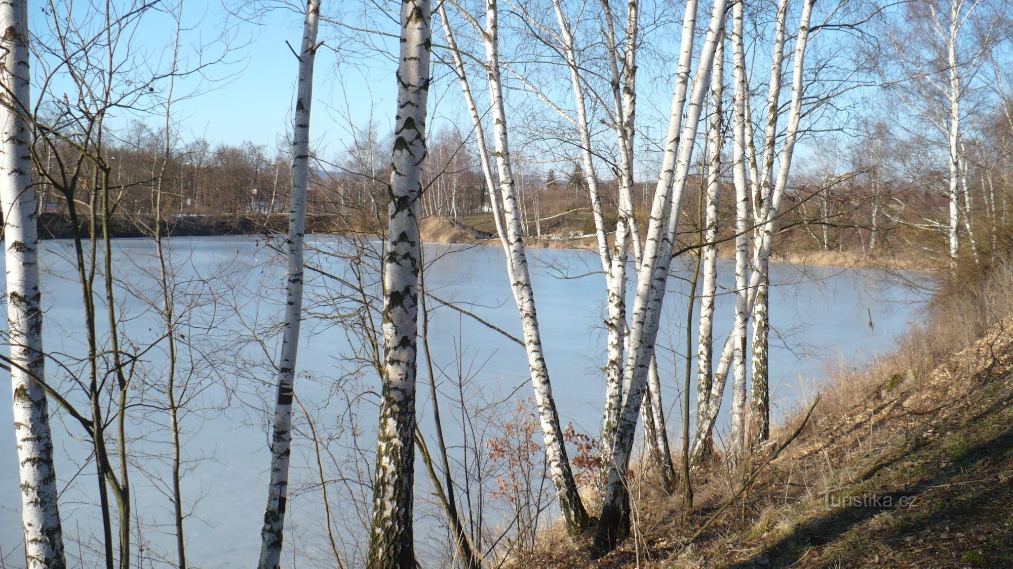 Flooded pit near Sokolov