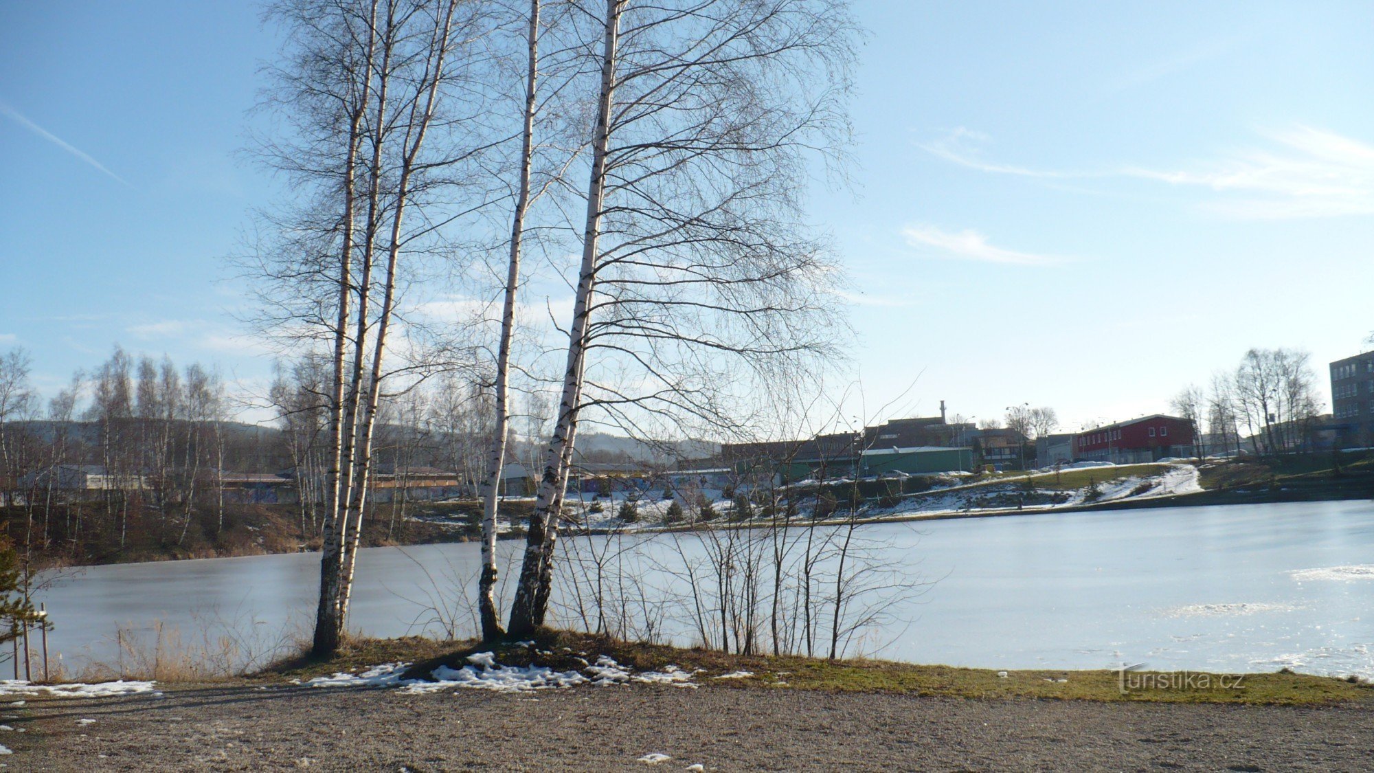 Flooded pit near Sokolov