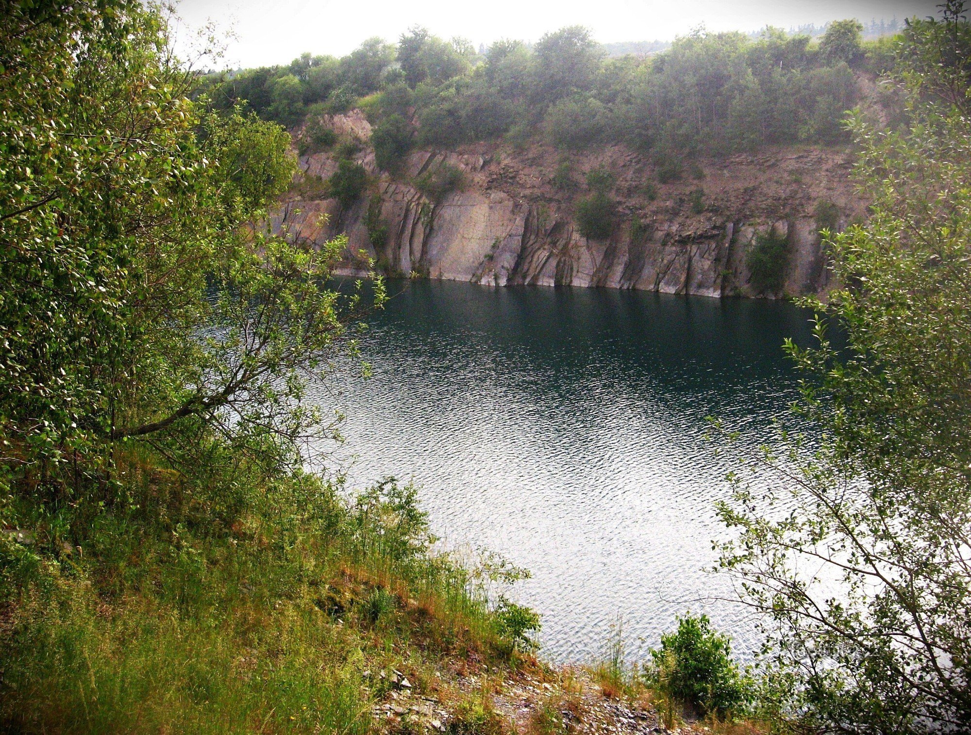 La carrière inondée de ŠÍFR près de Svobodné Heřmanice