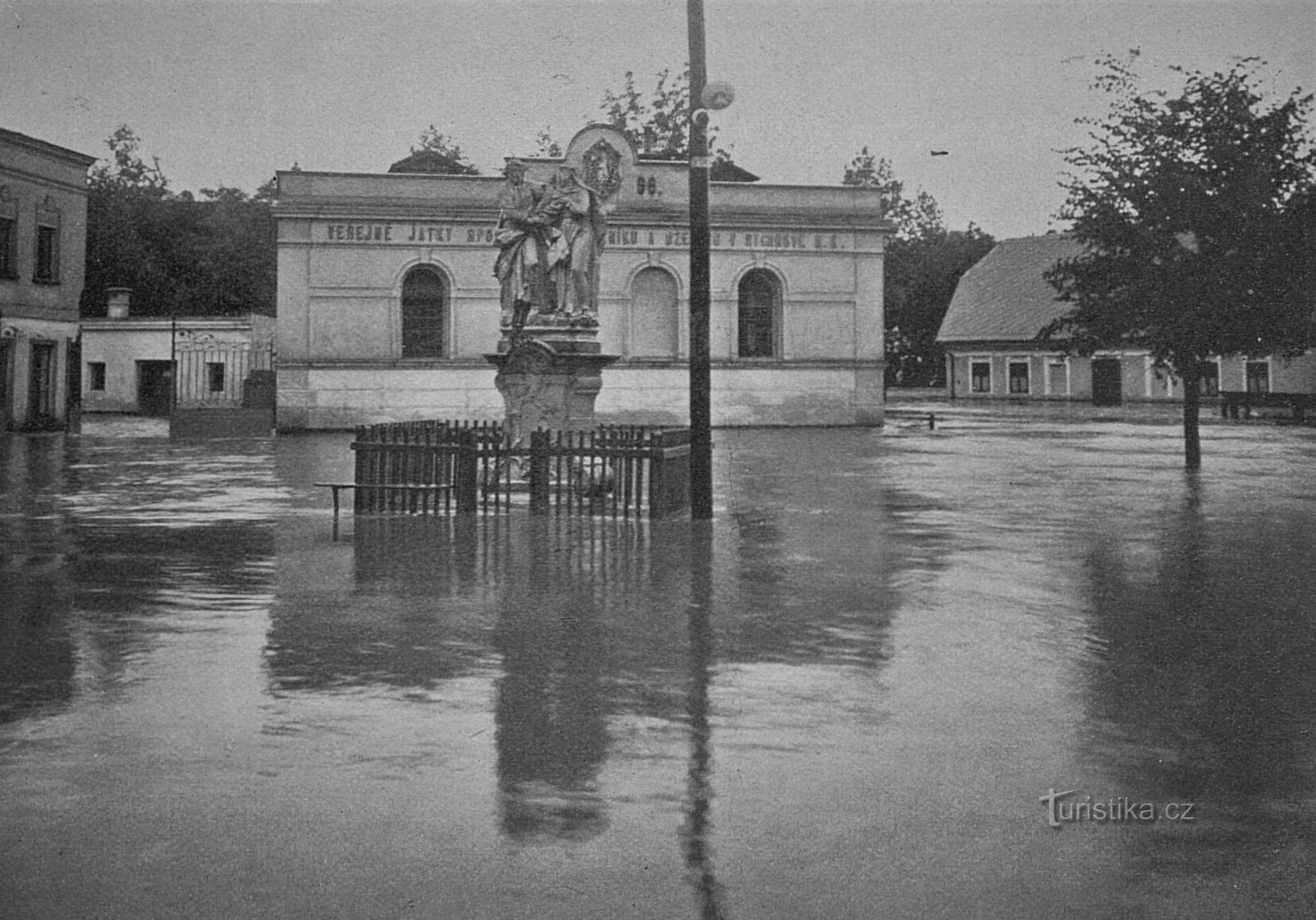 Πλημμυρισμένος Rychnov nad Kněžnou (1907)
