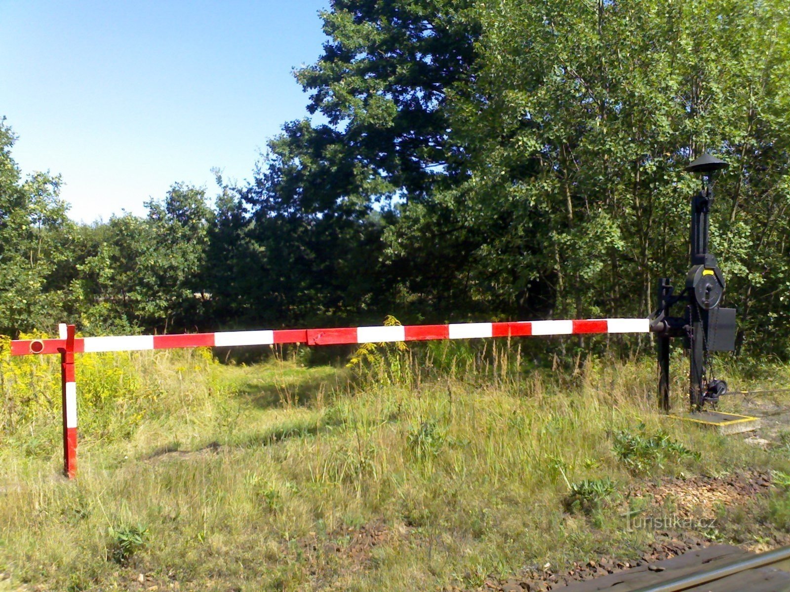 Barrieren in der Nähe von Petrovice