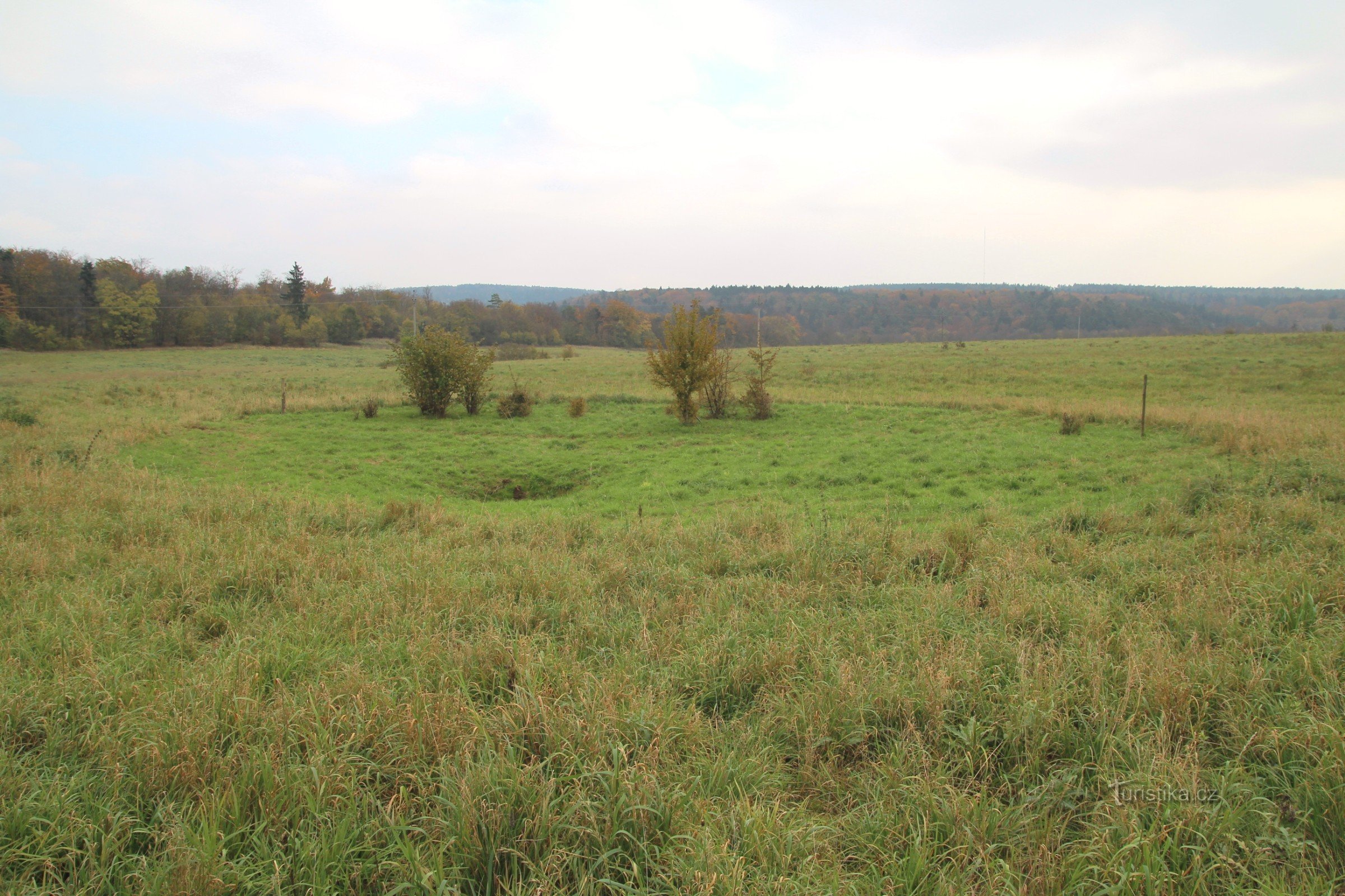 O dolină pe platoul Šošův