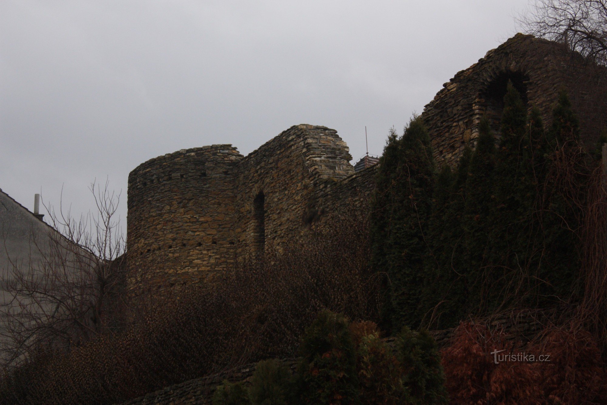 Restos do sistema de fortificação do século XV em Přerov