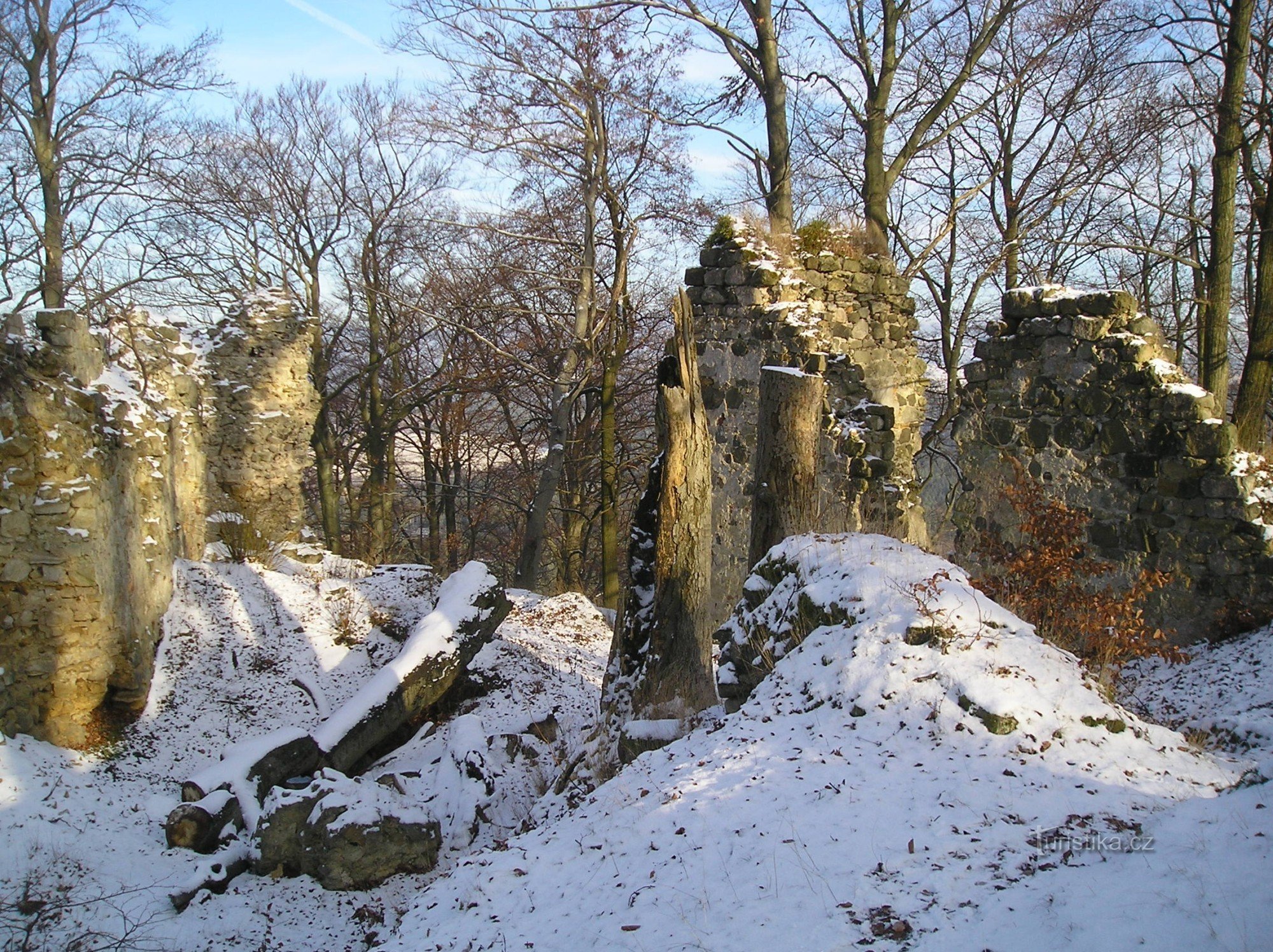 Restos do Castelo de Děvín