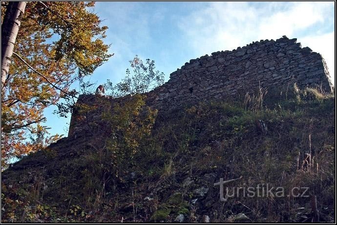 remains of the tower