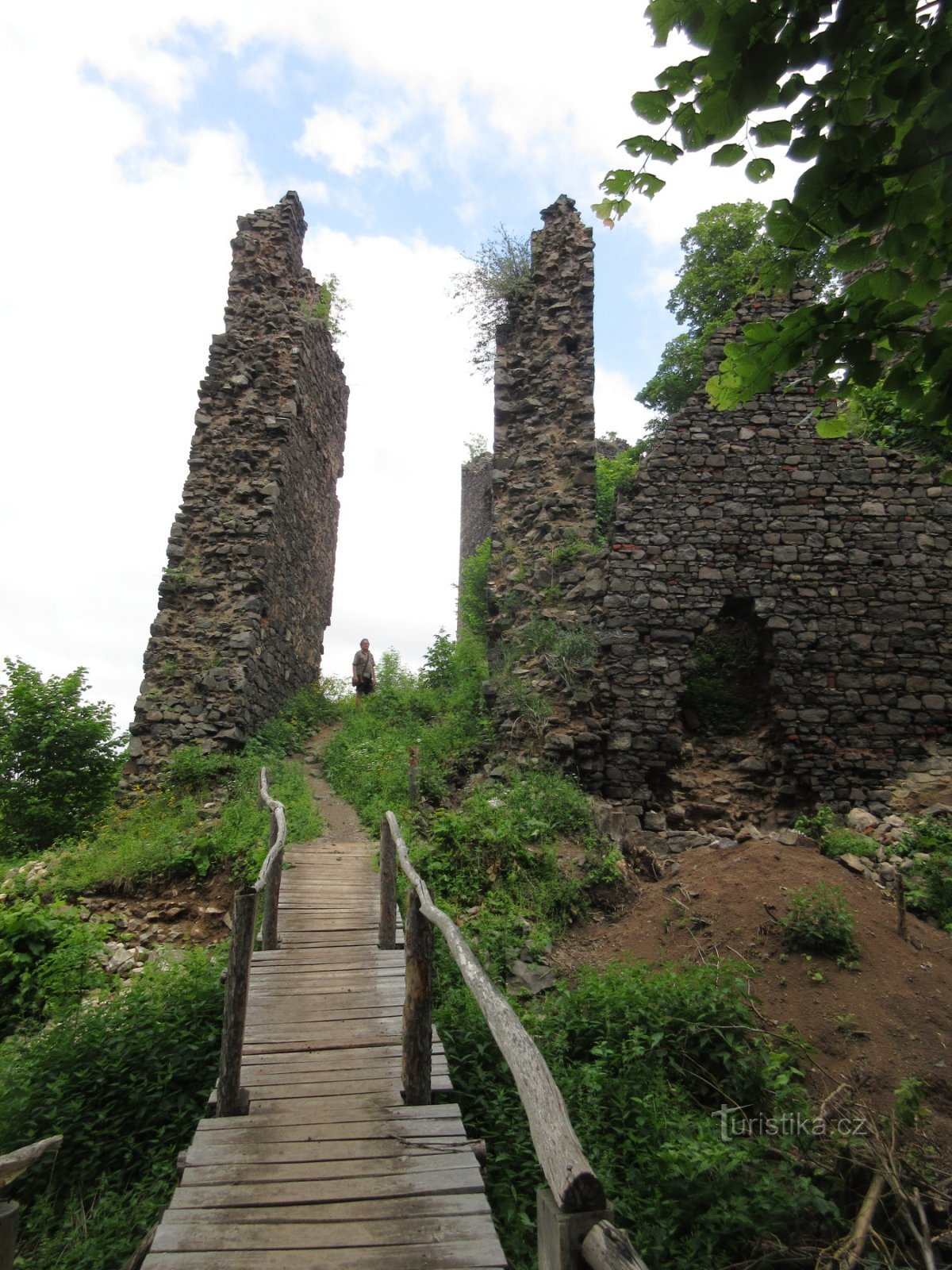 Remains of the entrance gate