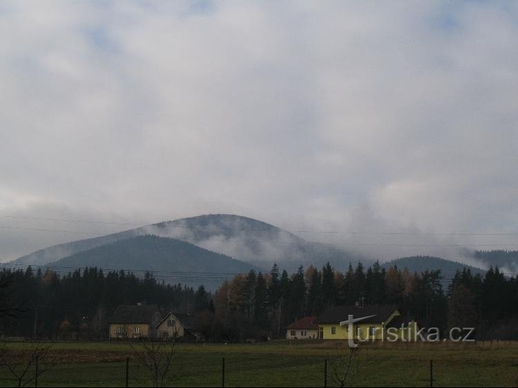 Žďár: Vista dalla direzione di Karpentná