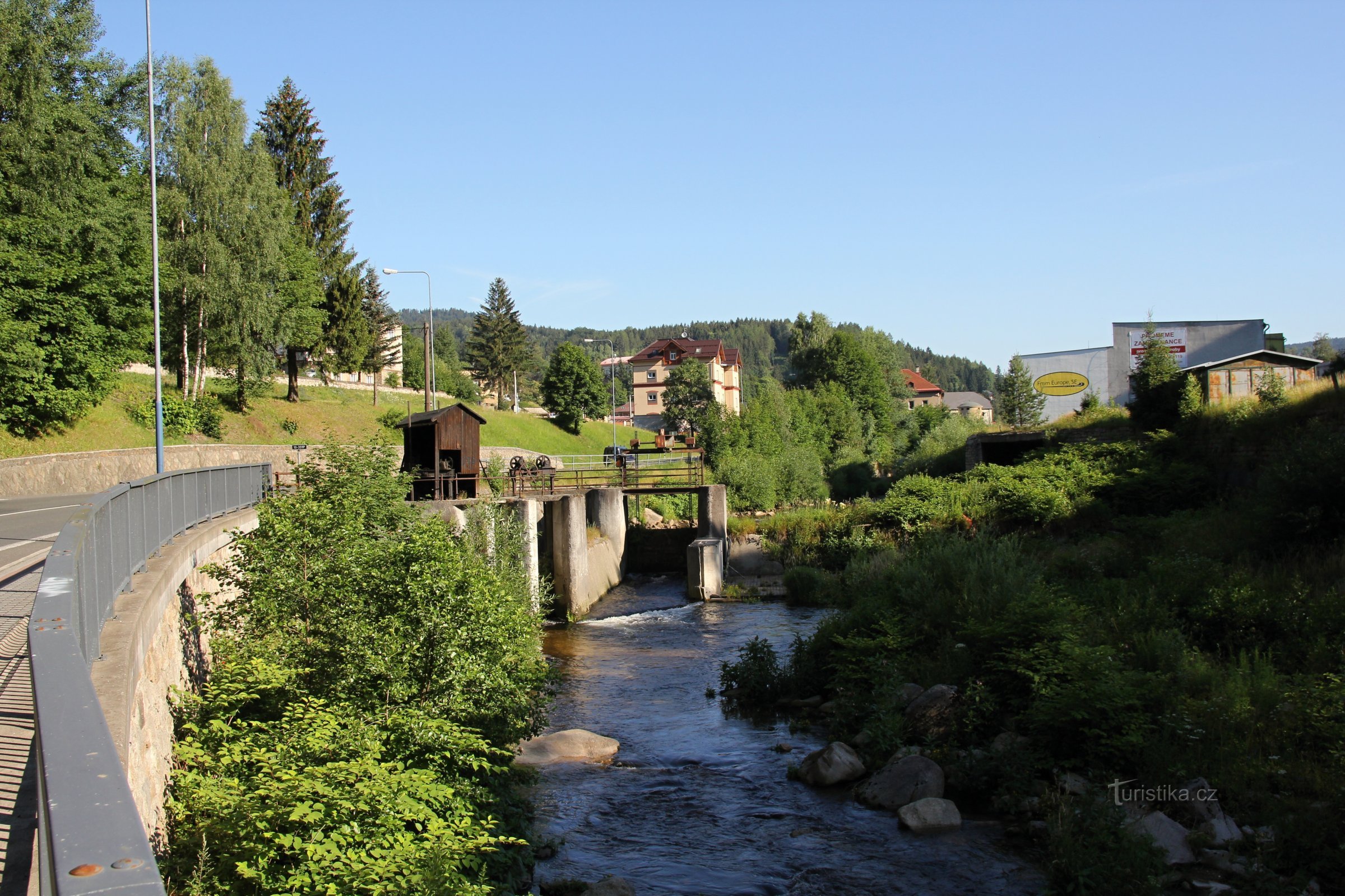 slussen vid Kamenice under Tanvald