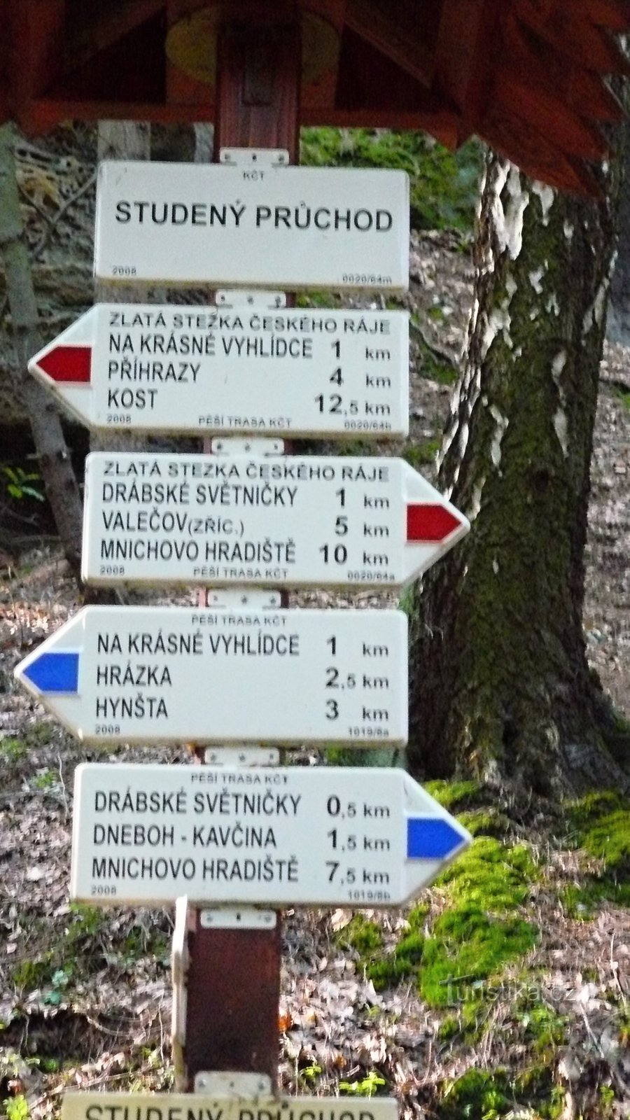 Från Březina till Drábská světničky, Klamorna och Valečov till Mnichov Hradiště