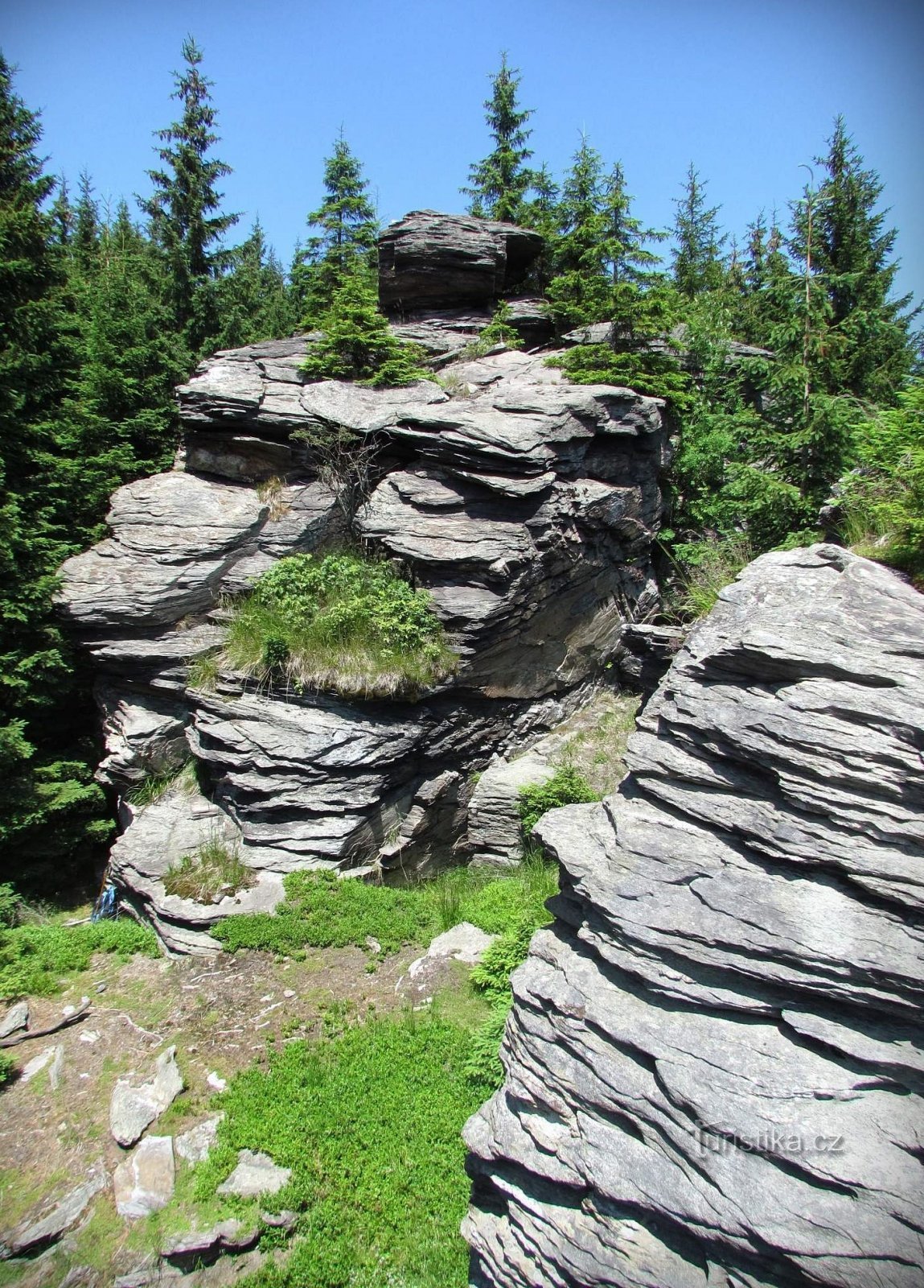 Del mundo de las rocas notables de Hrubé Jeseník - parte 3