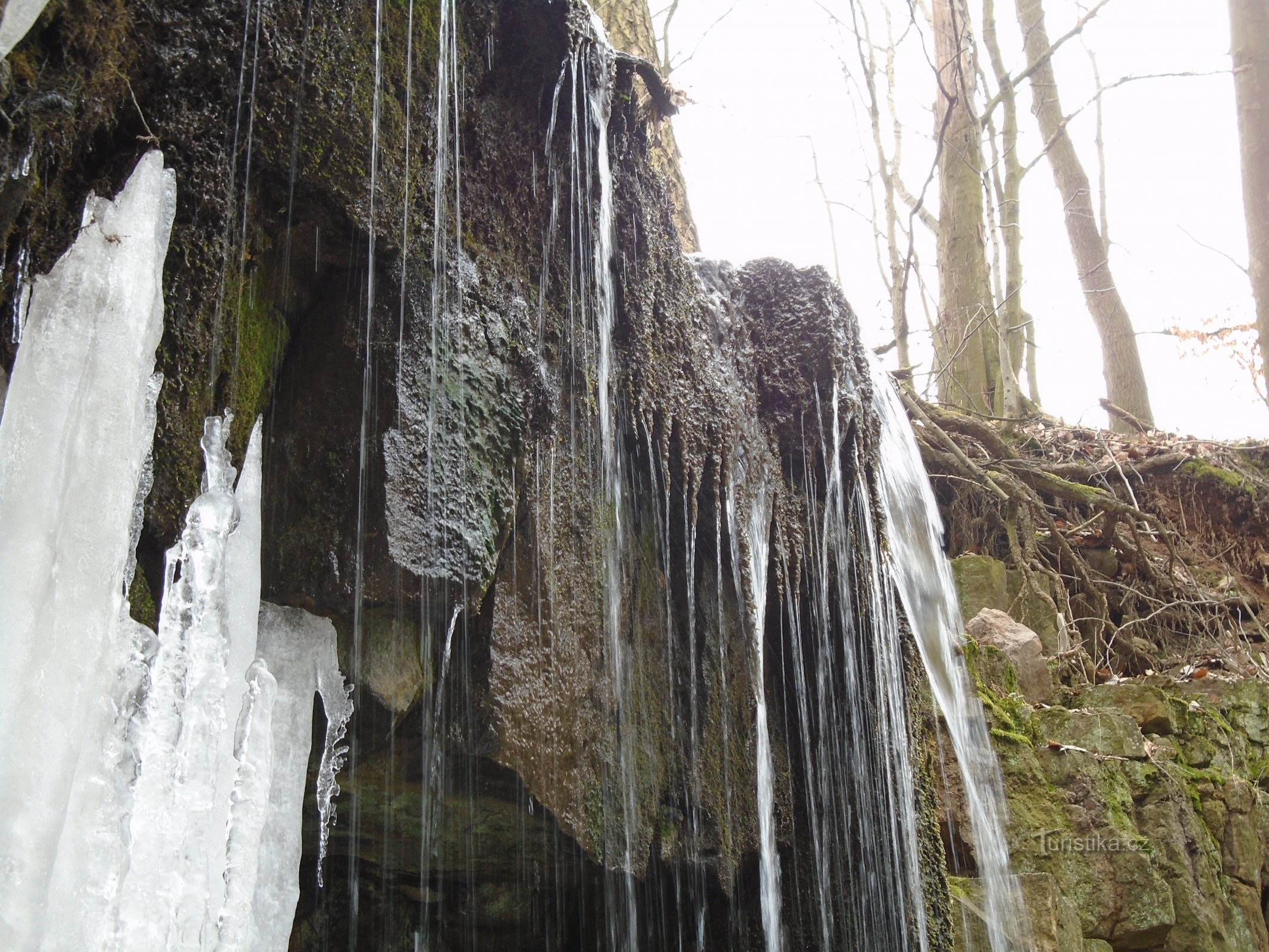 Beggar waterfall (Červená Hora)