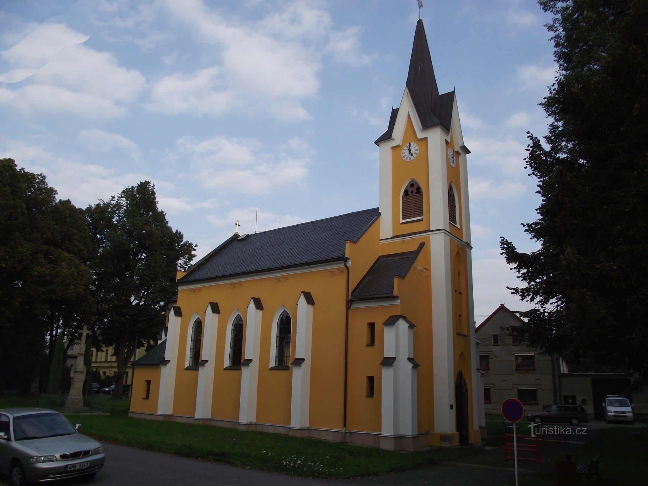 Želechovice (Uničov közelében) - a Szent István-kápolna. Cirill és Metód