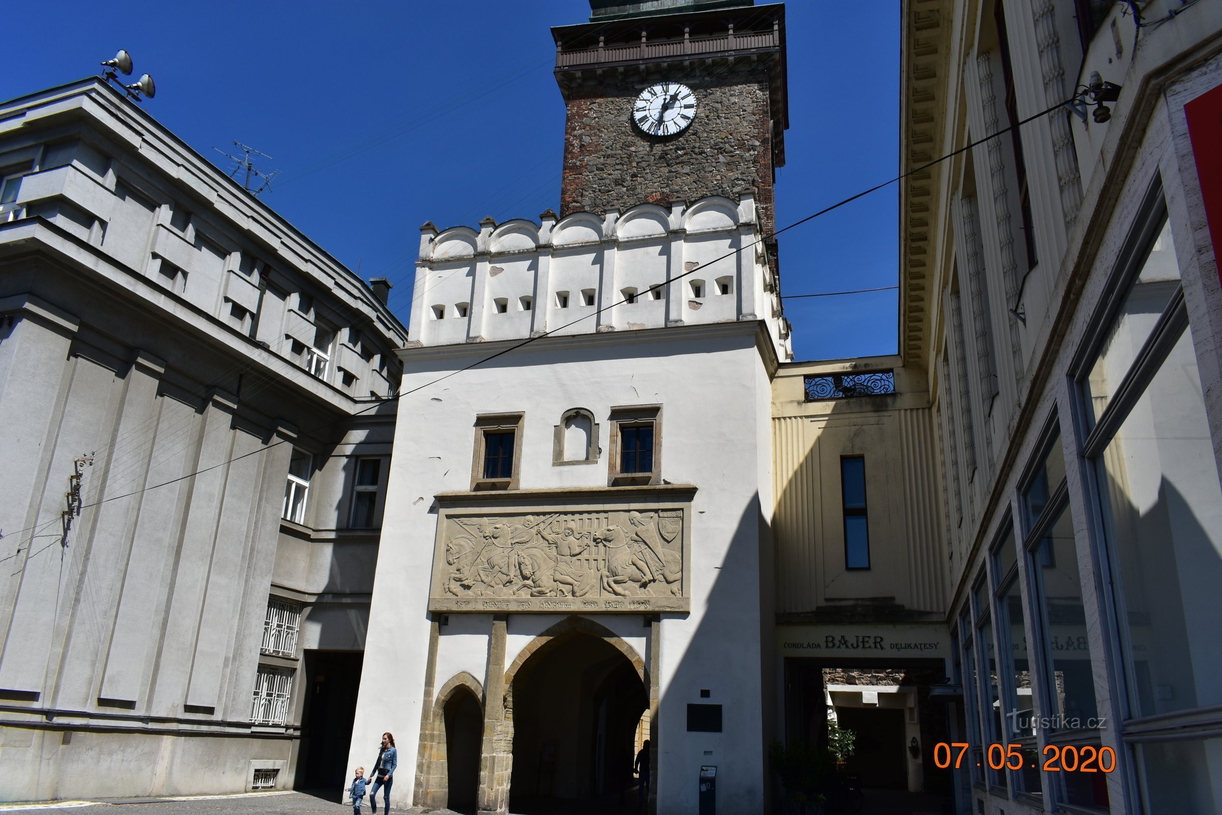 Cancello verde a Pardubice