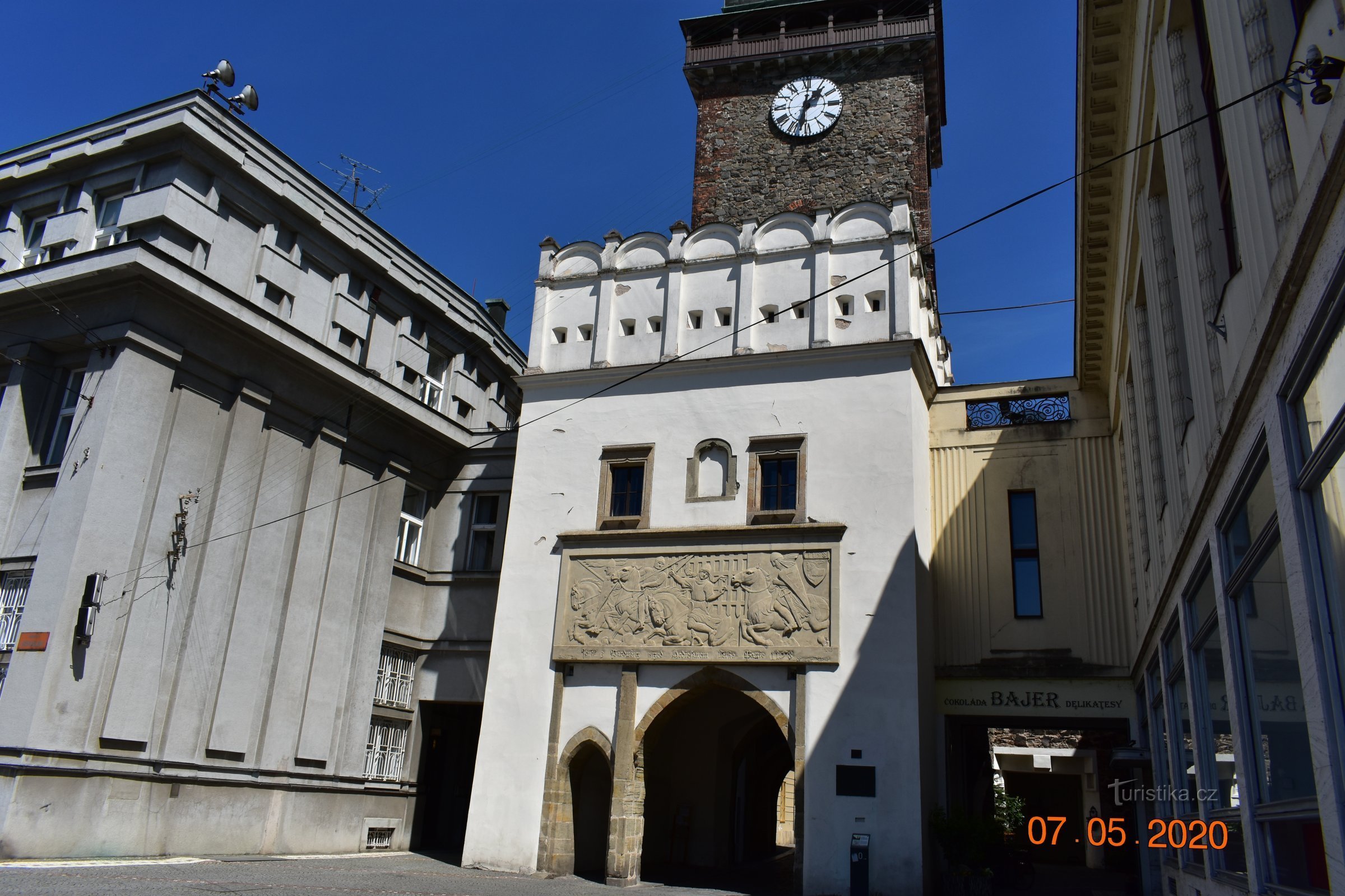 Groene poort in Pardubice