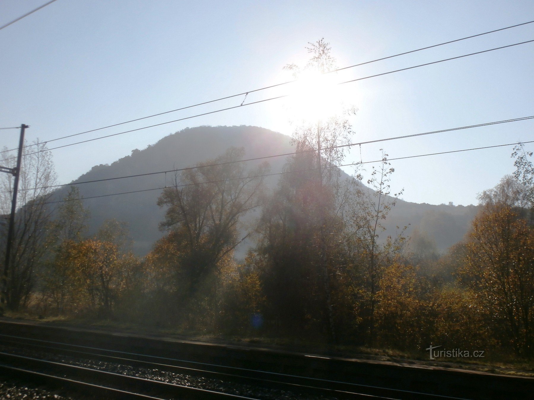 Želenický vrch no abraço do sol