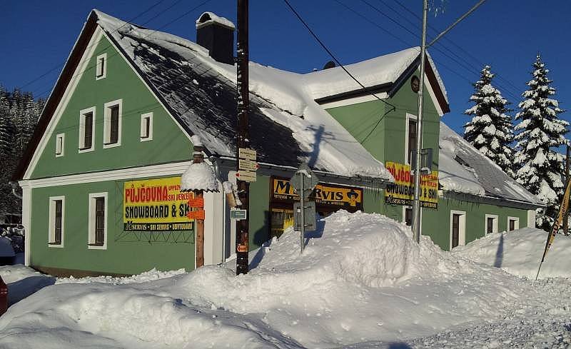 Zelený Domek u skiareálu