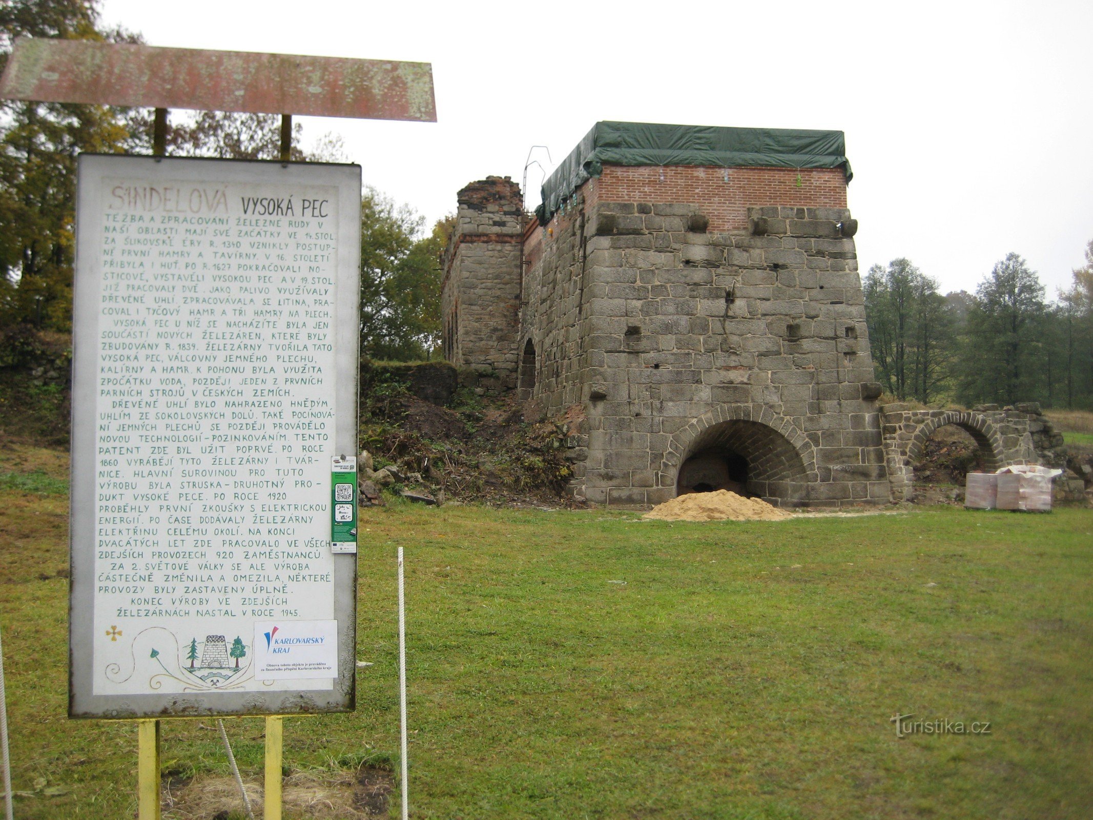 Iron furnace - Šindelová