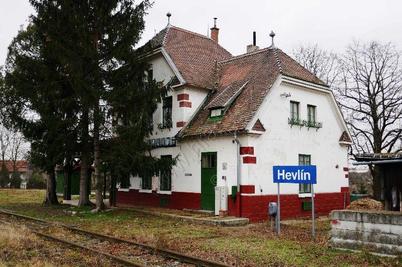 železnice Hrušovany nad Jevišovkou-Šanov - Hevlín
