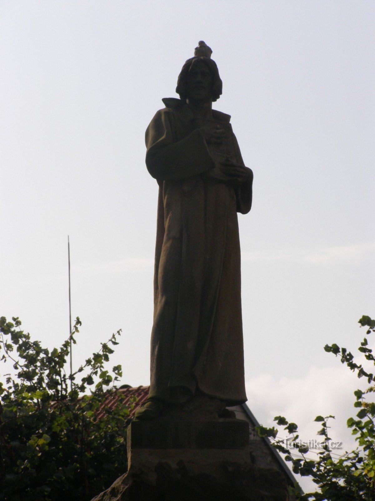 Järnväg - monument över Mästare Jan Hus