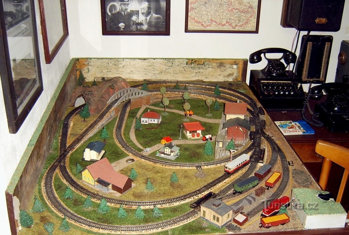 Železniční muzeum - Sudoměř - model železnice