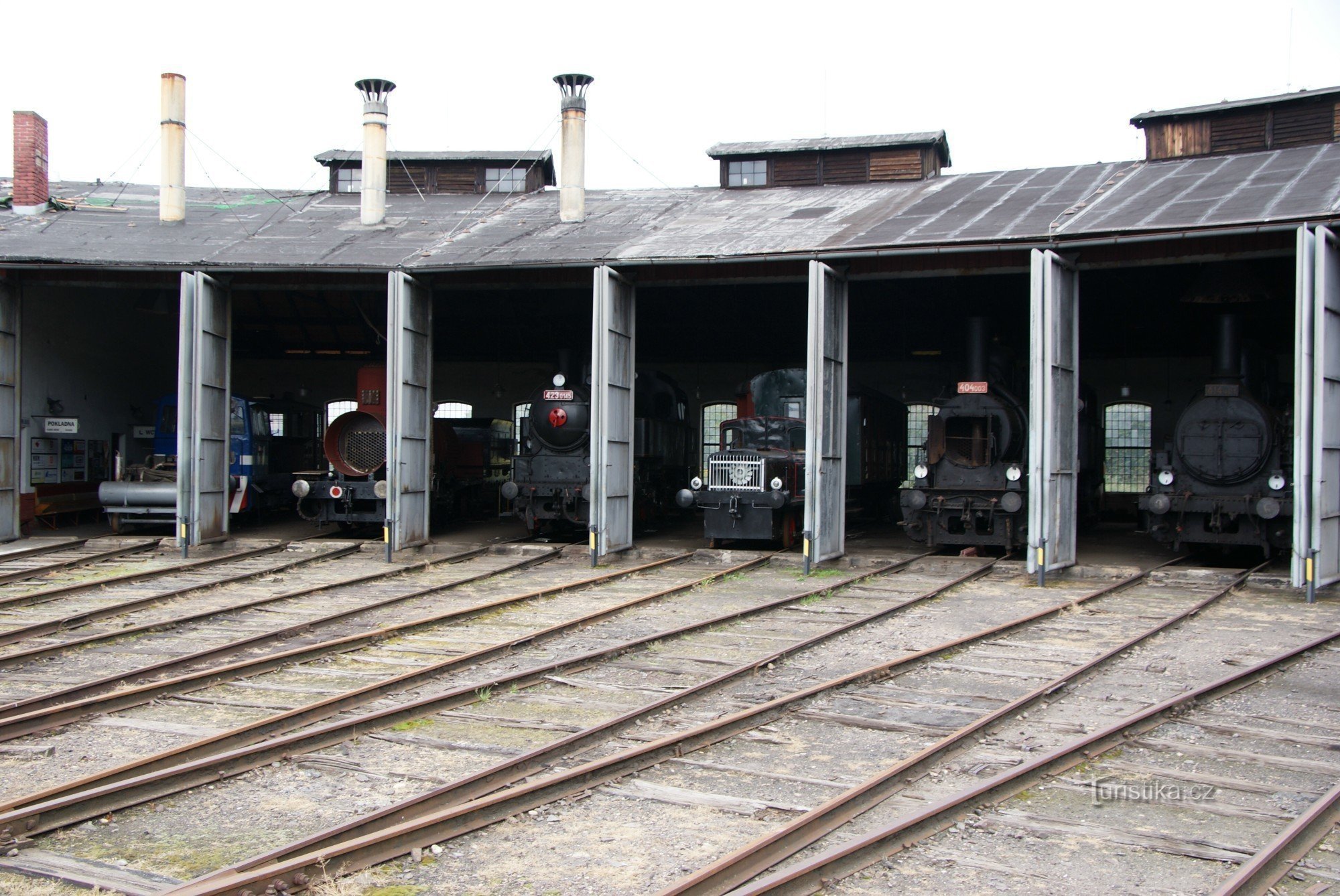 ヤロメシュの鉄道博物館ヴィトプナ