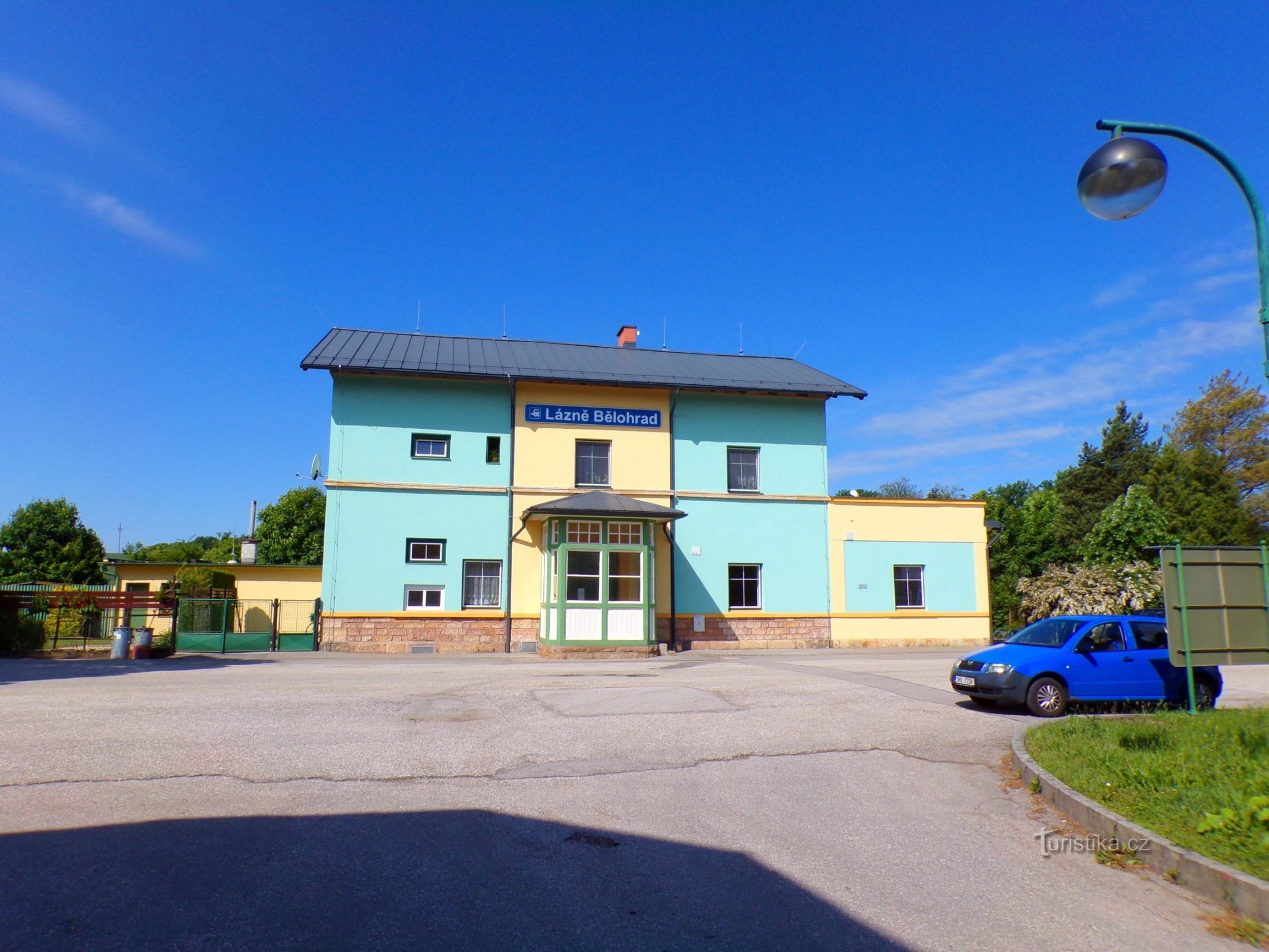 Estação ferroviária (Lázně Bělohrad, 31.5.2022)