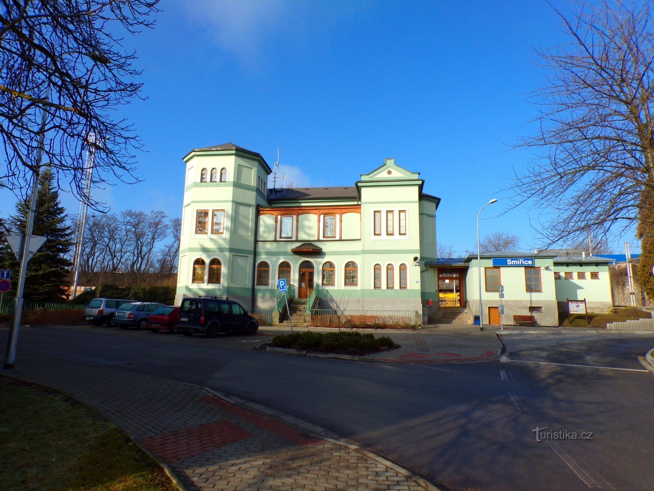 Estación de tren (Smiřice, 12.2.2022/XNUMX/XNUMX)