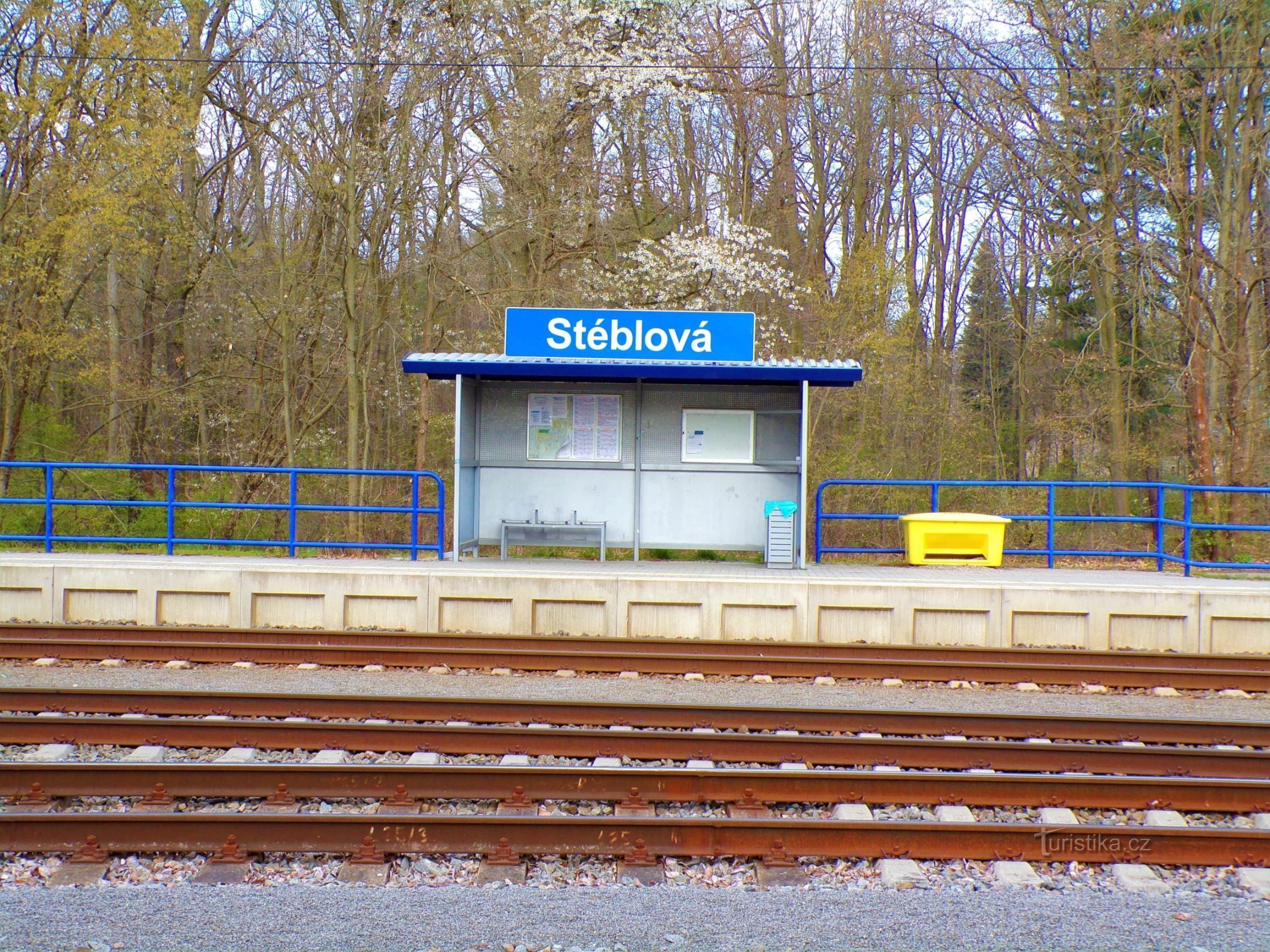 Železniční stanice (Stéblová, 22.4.2022)
