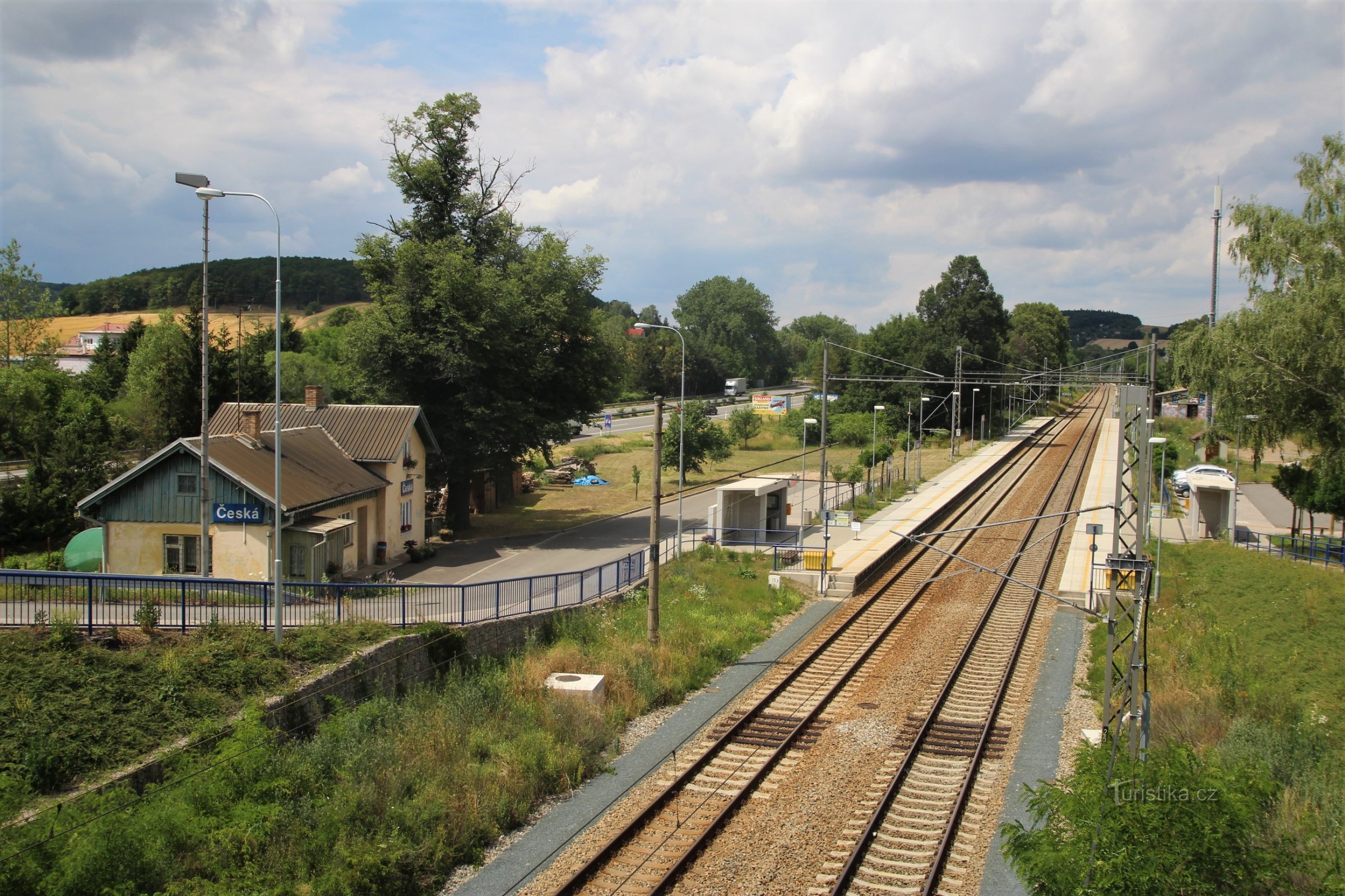 Jernbanestation i Tjekkiet