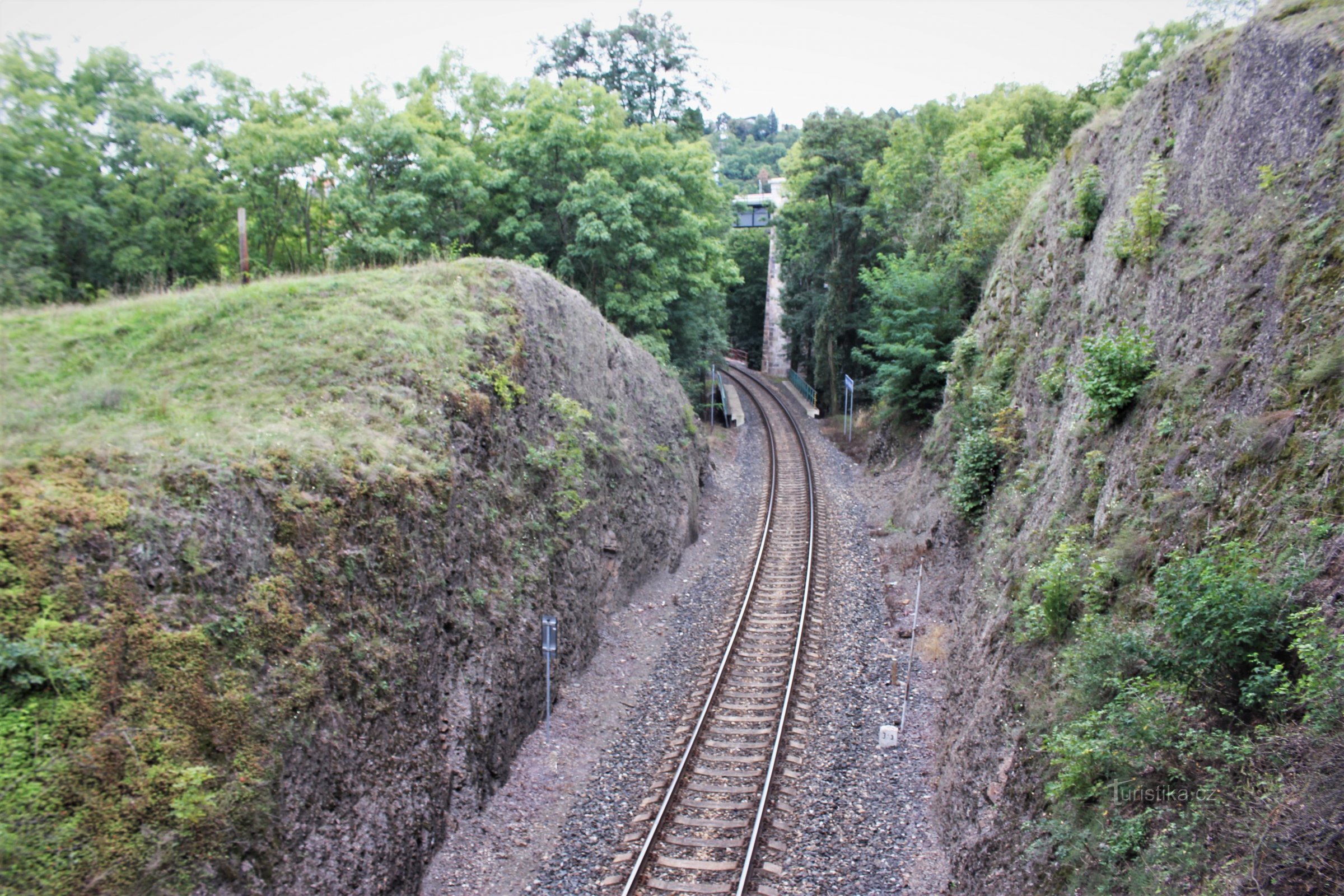 Corte ferroviário - um monumento natural