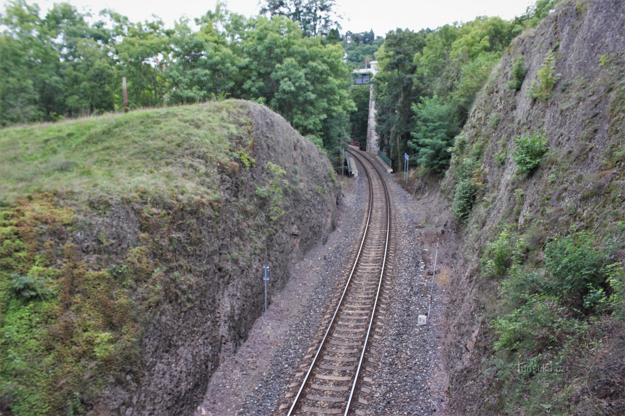 Railway cut - a natural monument