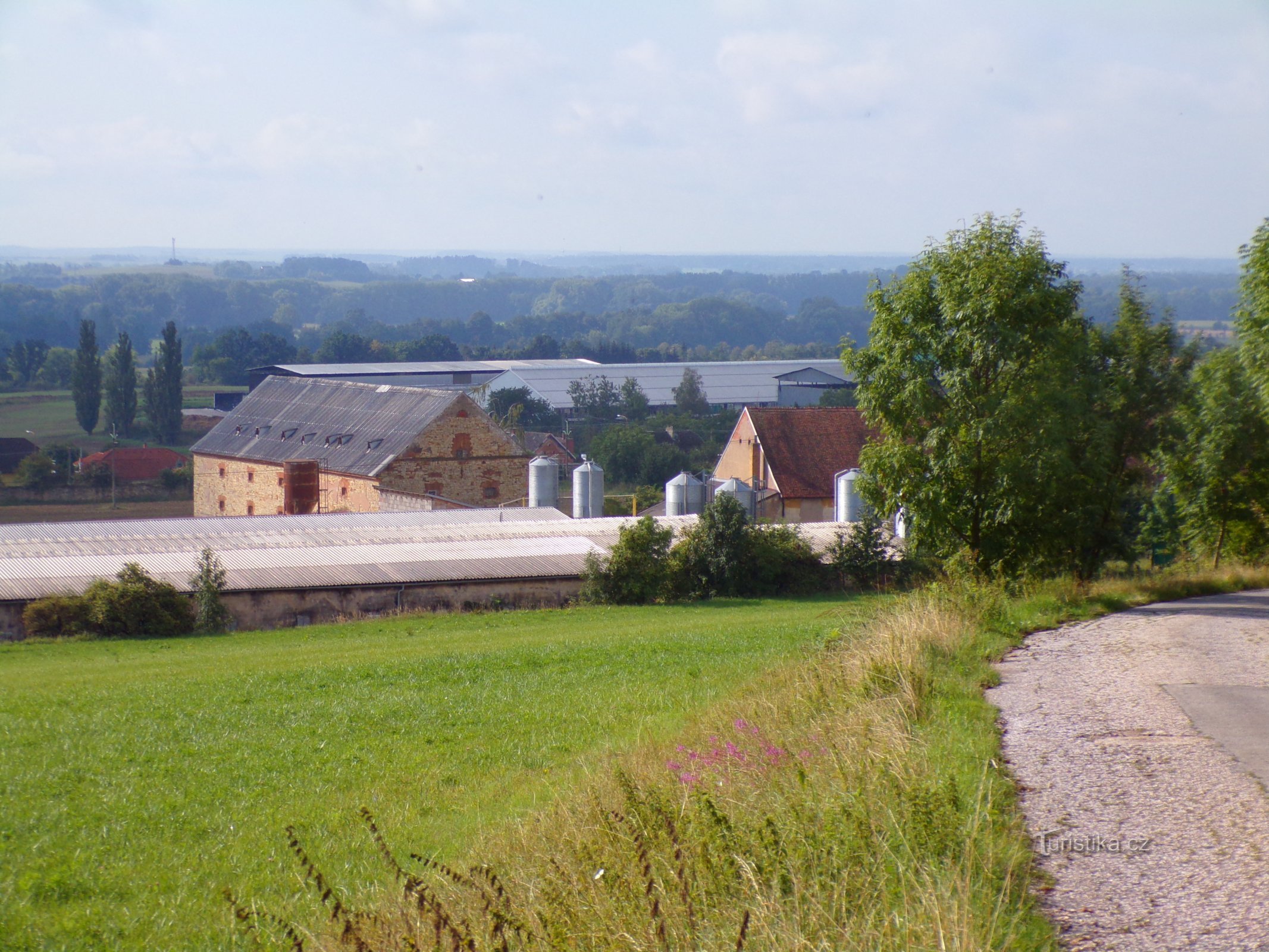 Agricultural area on the site of the manor house (Svinišťany, 29.8.2022/XNUMX/XNUMX)