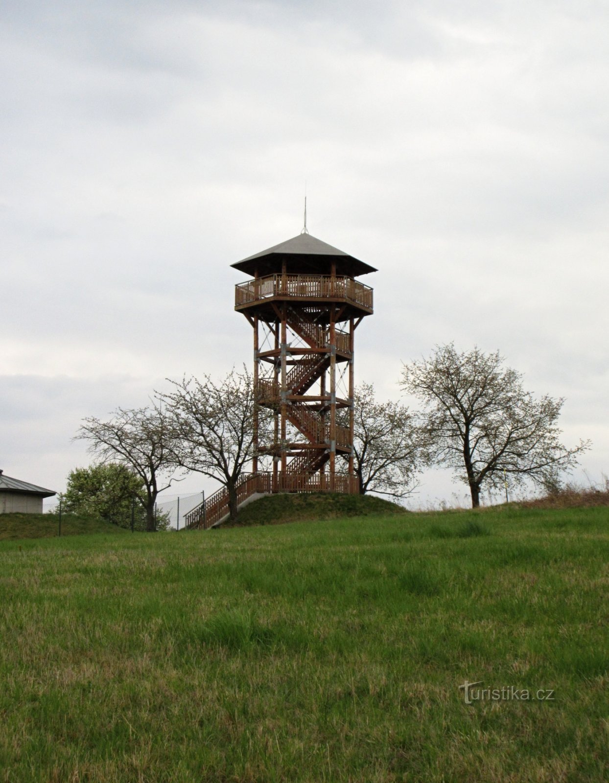 Žernovník - village and lookout tower