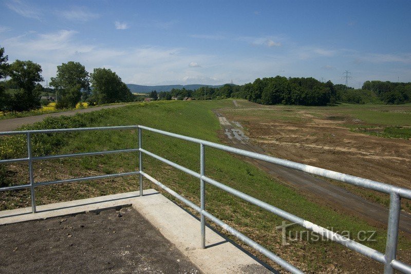 Žichlínek - trockener Polder