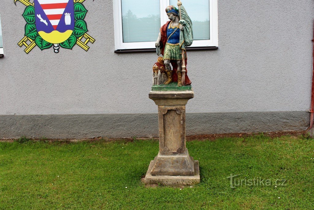 Žichovice, statue of St. Floriana