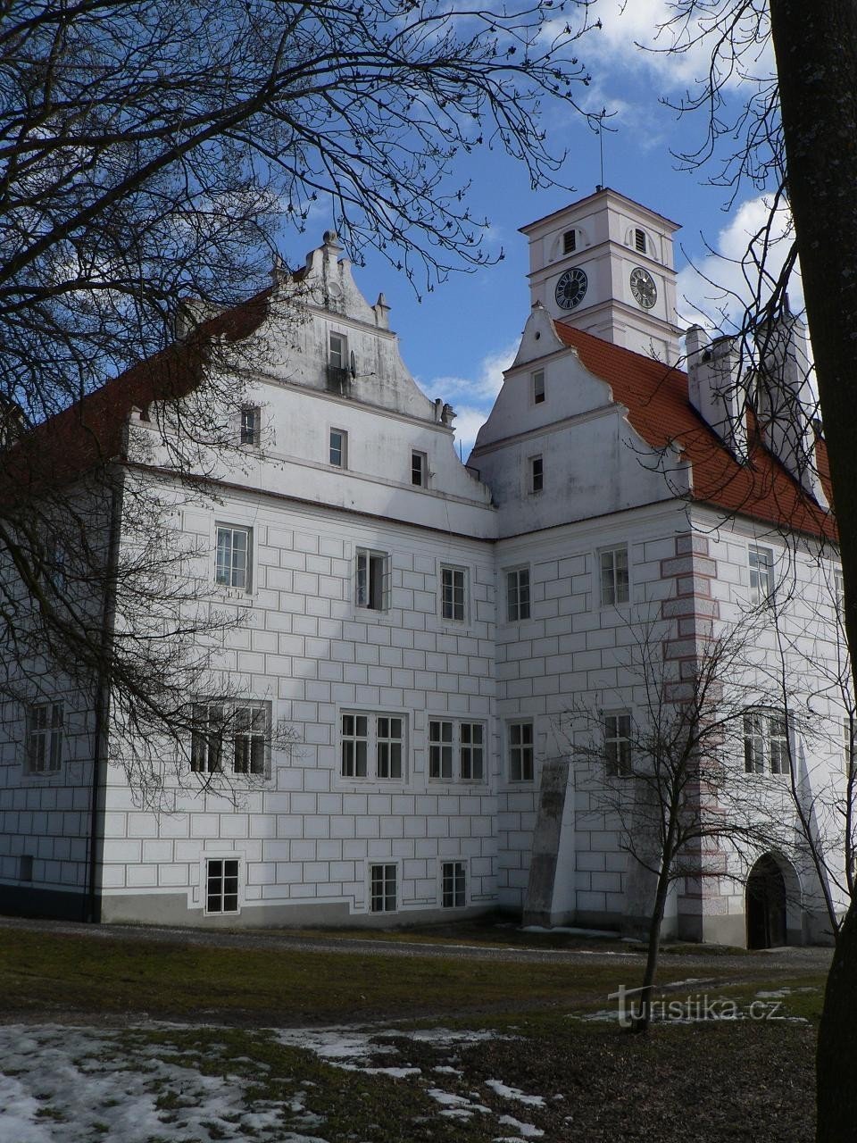 Schloss Žichovice, westlicher Teil