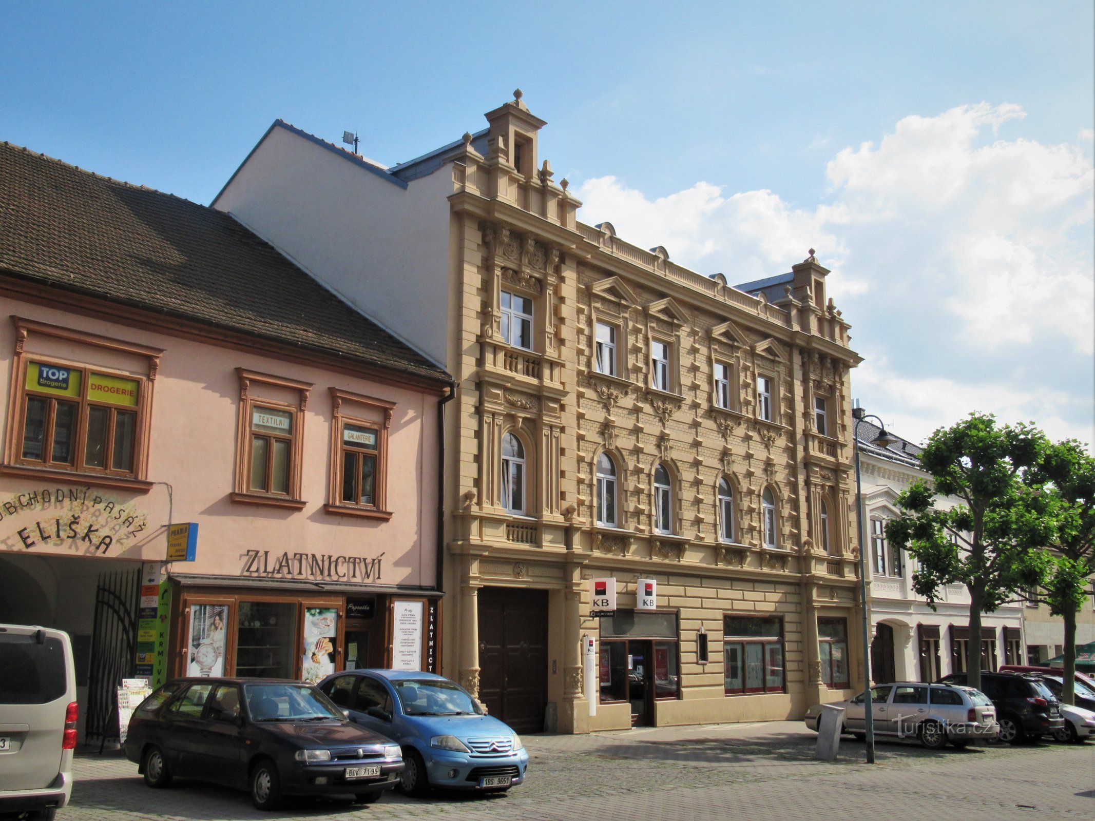 Židlochovice - huis nr. 28 op Náměstí Míru