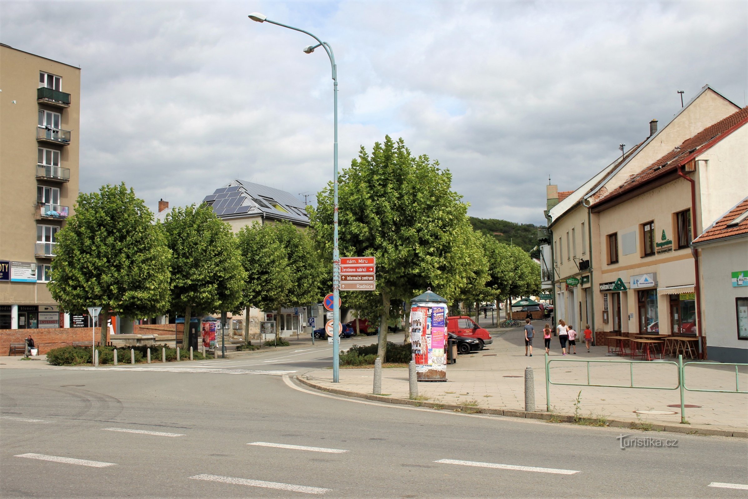 Židlochovice - Friedensplatz