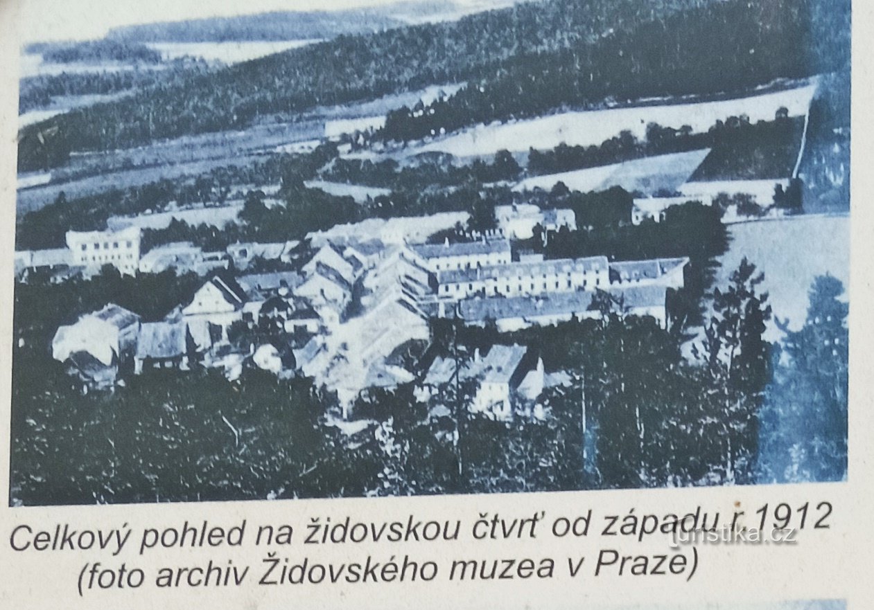 Judovska četrt v Lomnicah pri Tišnovem