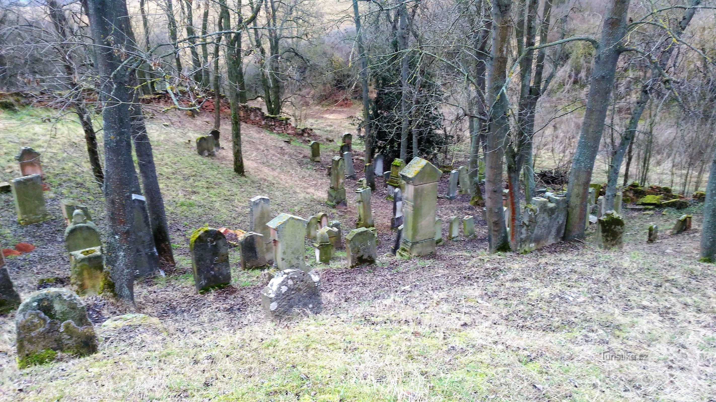 Drahonice judiska kyrkogården.