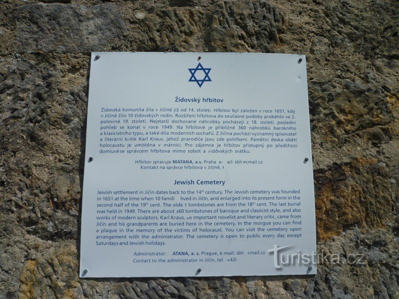 イチーン近くのユダヤ人墓地