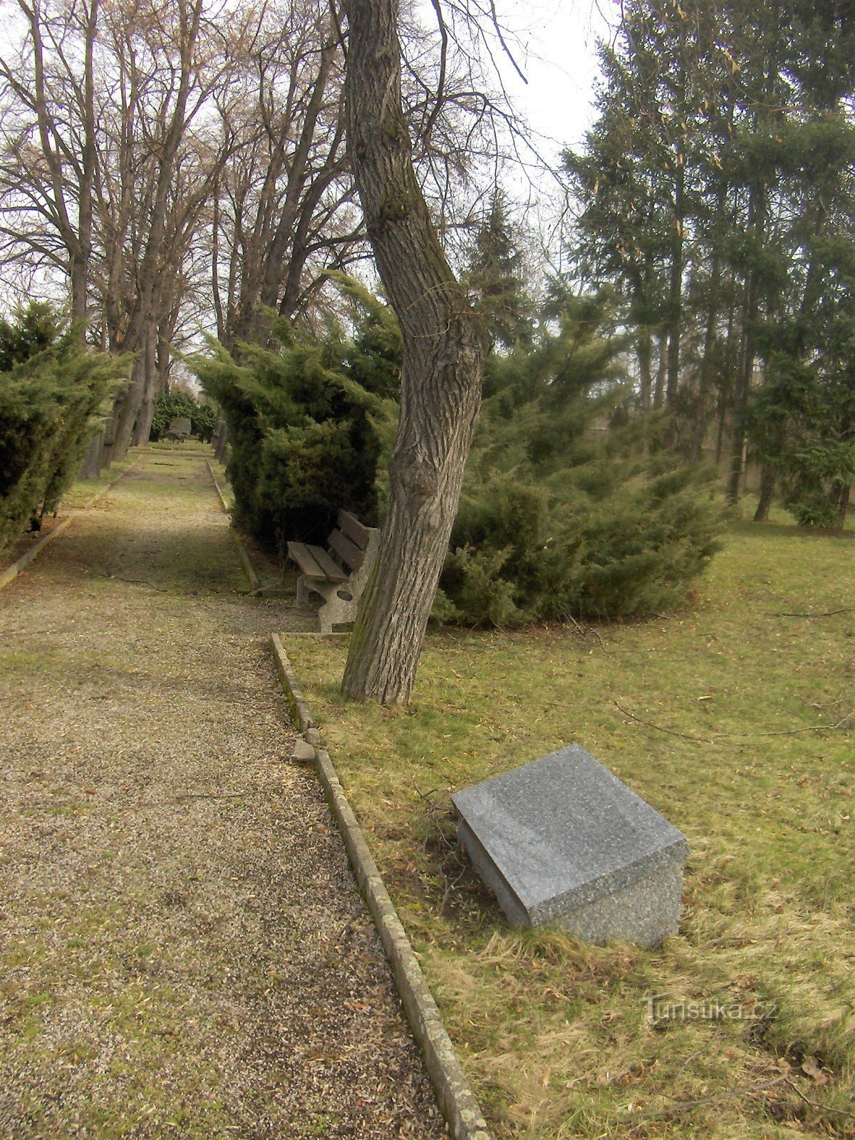 Zsidó temető Chomutovban.