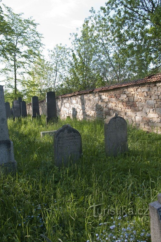 Judisk kyrkogård i Nová Bystřice