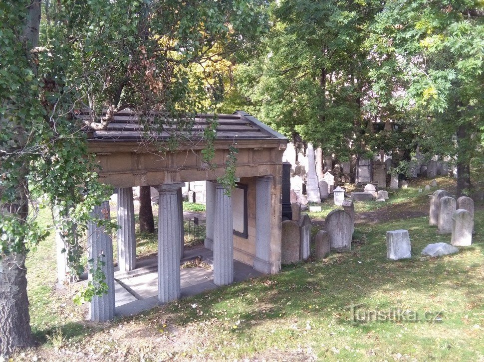 Cimitirul evreiesc din Praga în Žižkov