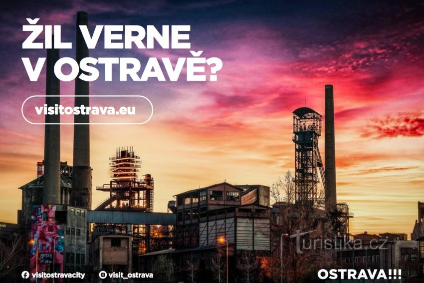 Did Verne live in Ostrava?